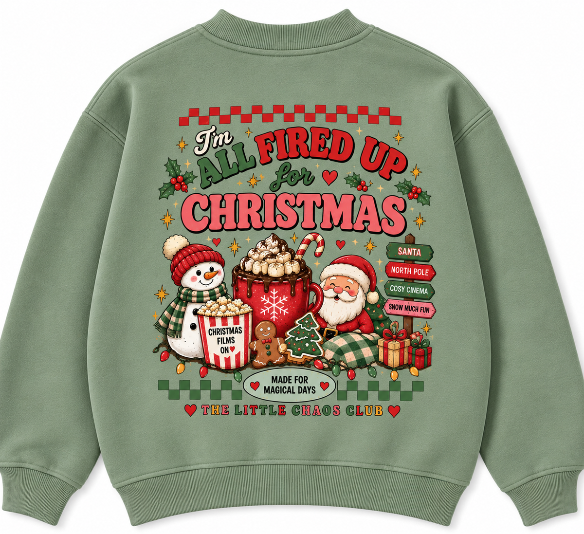 I’m All Fired Up for Christmas T shirt, jumper or hoodie