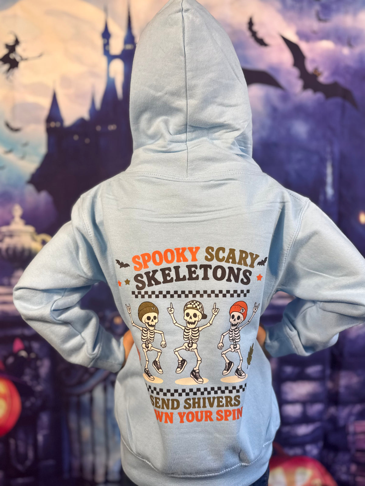 Spooky Scary Skeletons Kids T shirt, Jumper or Hoodie
