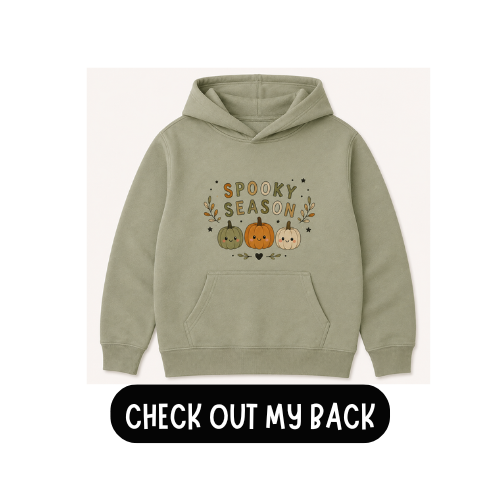 Sugar Skull Spooky Season Kids Hoodie/jumper/tshirt