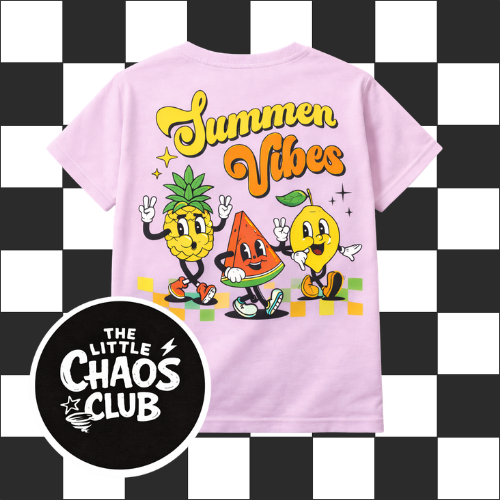 Summer Vibes Kids Graphic T-Shirt
