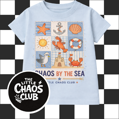 Chaos By The Sea Kids T-Shirt