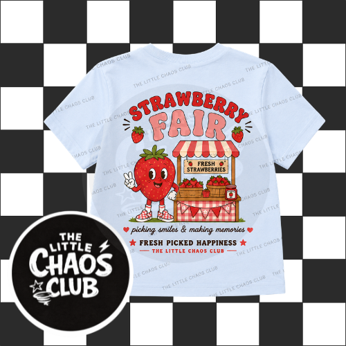 Strawberry Fair Kids Graphic T-Shirt