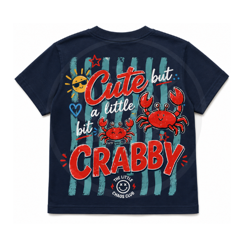 Cute, cheeky, and just a little bit crabby!