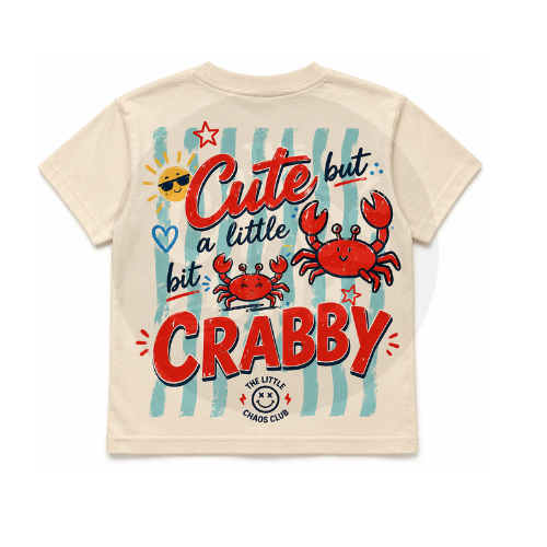 Cute, cheeky, and just a little bit crabby!