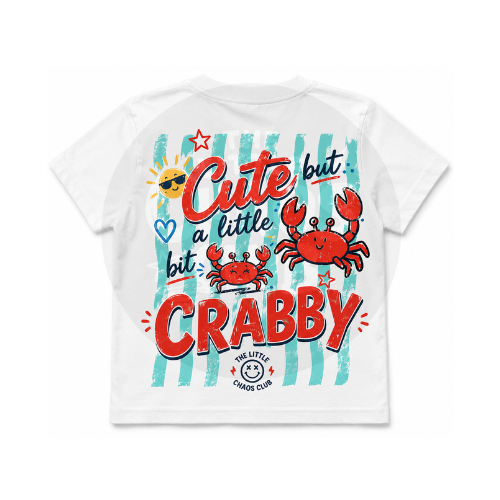 Cute, cheeky, and just a little bit crabby!