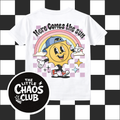 Here Comes The Sun Kids T-Shirt – Retro Sunshine Graphic Tee