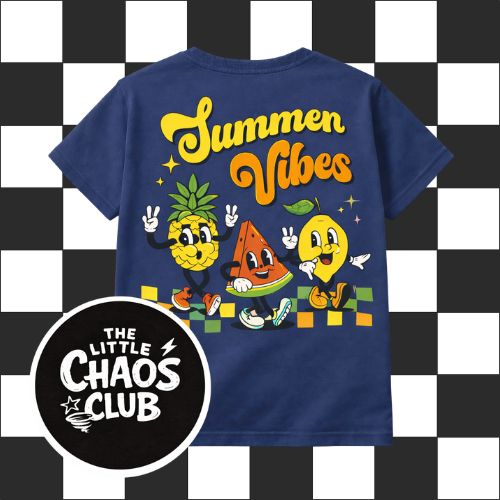 Summer Vibes Kids Graphic T-Shirt