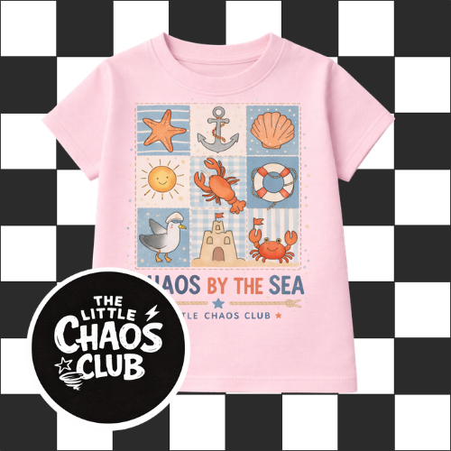 Chaos By The Sea Kids T-Shirt