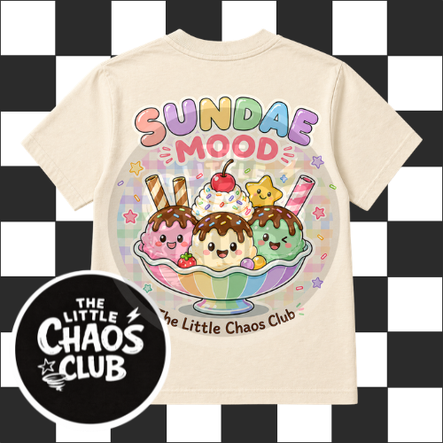 Sundae Mood Kids T-Shirt – Cute Ice Cream Graphic Tee