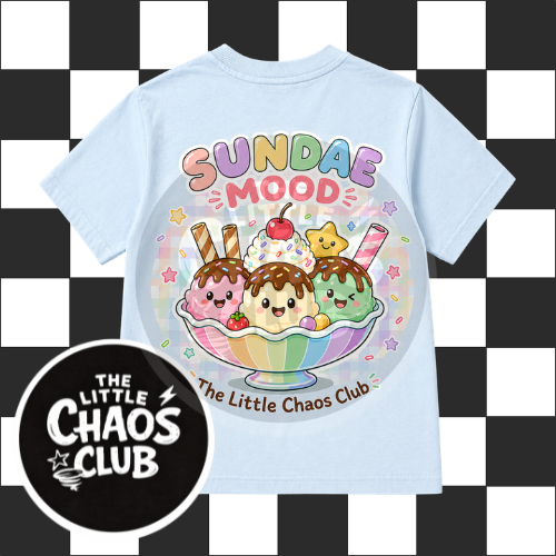 Sundae Mood Kids T-Shirt – Cute Ice Cream Graphic Tee