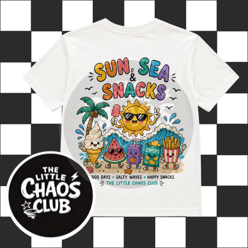 Sun Sea & Snacks Kids T-Shirt