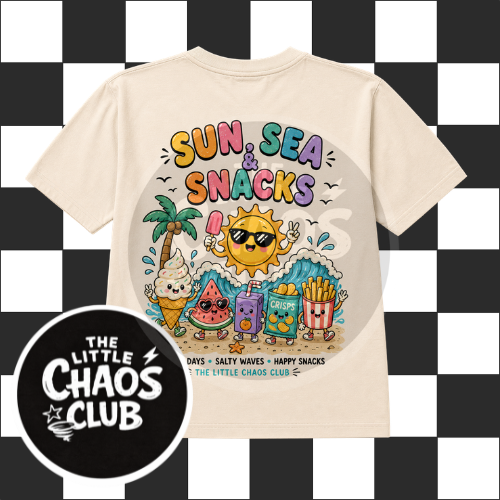 Sun Sea & Snacks Kids T-Shirt