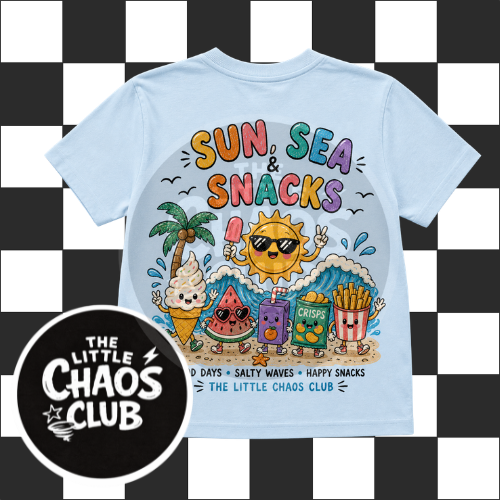 Sun Sea & Snacks Kids T-Shirt