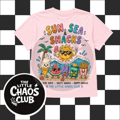 Sun Sea & Snacks Kids T-Shirt