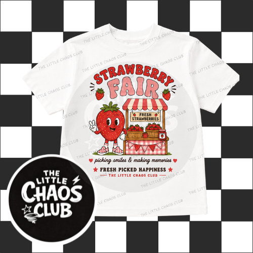 Strawberry Fair Kids Graphic T-Shirt