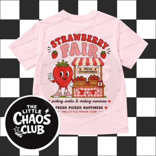 Strawberry Fair Kids Graphic T-Shirt