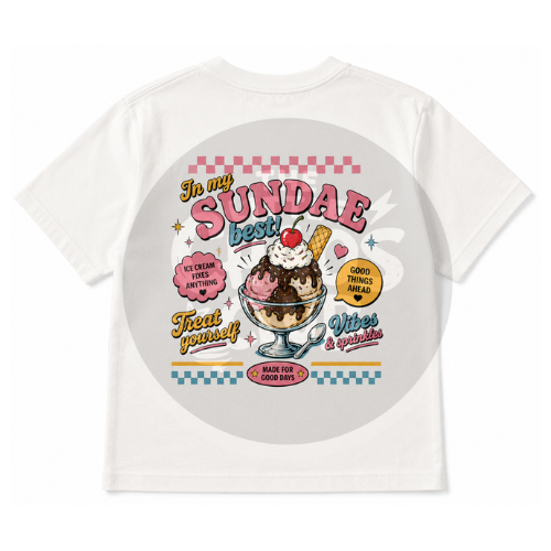 In My Sundae Best Kids Graphic T-Shirt