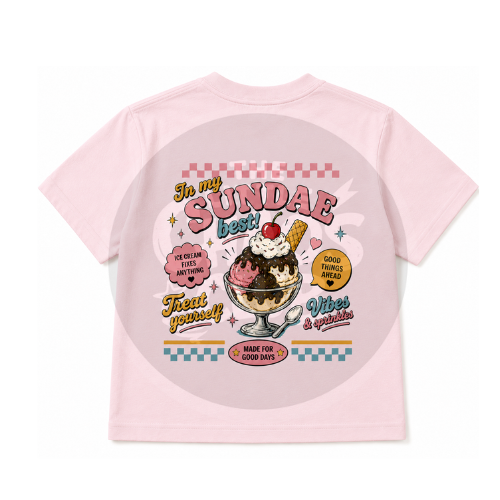 In My Sundae Best Kids Graphic T-Shirt