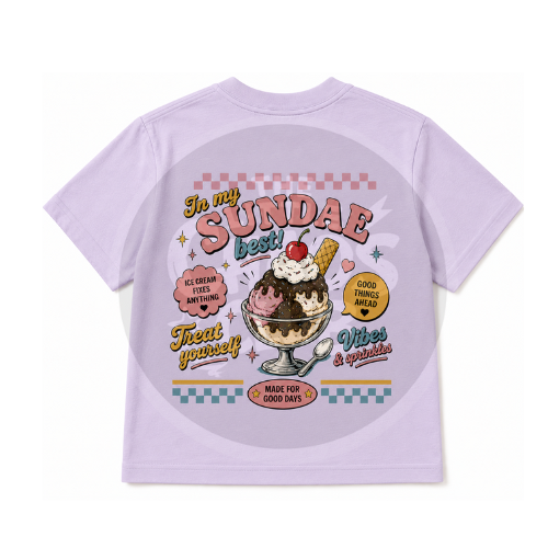 In My Sundae Best Kids Graphic T-Shirt