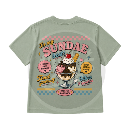 In My Sundae Best Kids Graphic T-Shirt