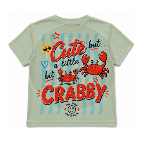 Cute, cheeky, and just a little bit crabby!