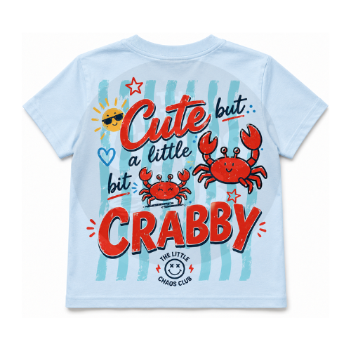 Cute, cheeky, and just a little bit crabby!