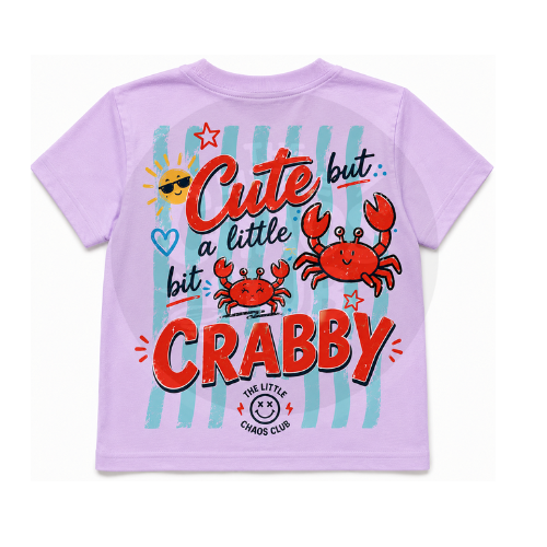 Cute, cheeky, and just a little bit crabby!