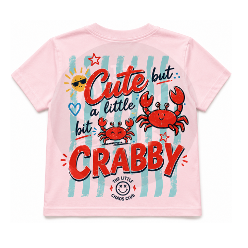 Cute, cheeky, and just a little bit crabby!